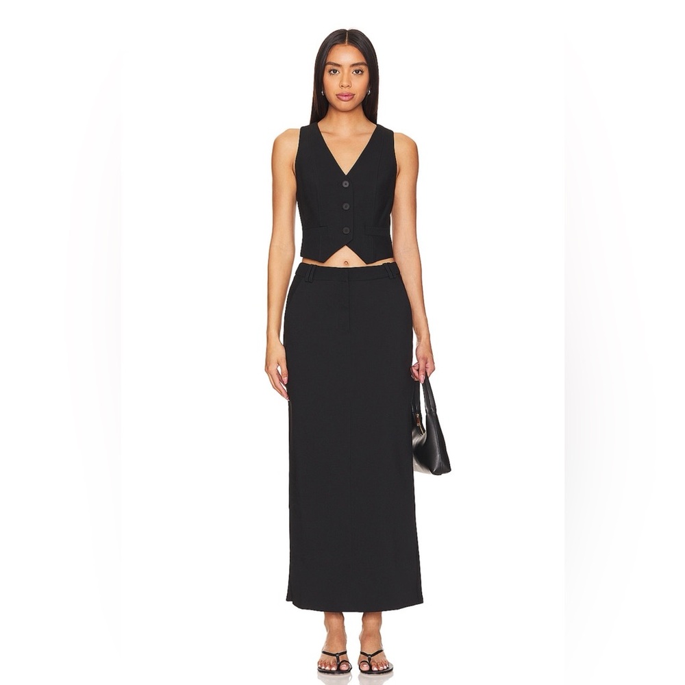 Shona Joy Side Split Maxi Skirt